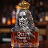 Ozzy Βλέπουμε σε τρελό βαγόνι μπουκάλι Whiskey