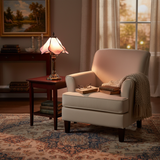 Κλασική λάμπα με λουλουδάτο σχέδιο