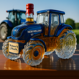 Κλασική φιάλη ουίσκι σε σχήμα τρακτέρ New Holland T7